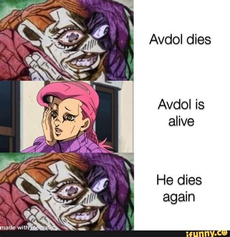 Avdol Dies Avdol Is Alive Jojo Bizzare Adventure Jojo Anime