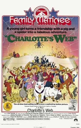 Charlotte's web was first adapted as an animated film in 1973. Charlotte's Web Movie Posters From Movie Poster Shop