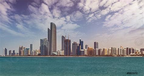 Abu Dhabi Skyline Stock Photo 882372 Crushpixel