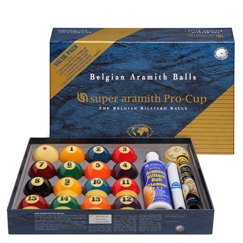 Super Aramith Pro Cup Value Pack Super Aramith Pro Billiard Pool Ball