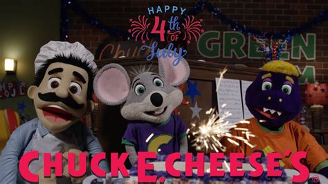 Happy 4th Of July From Chuck E Cheese 4th Of July For Kids Youtube