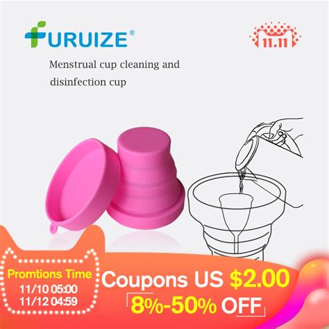Menstrual Sterilizing Cup Collapsible Silicone Cup Flexible To Clean
