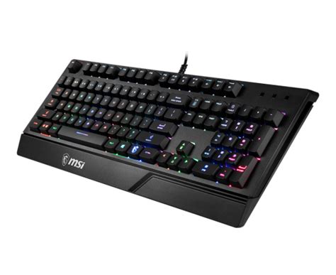 Msi Vigor Gk20 Backlit Rgb Gaming Keyboard Hyper Technology Mall