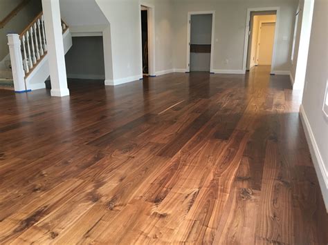 Uv cured material requires the use of ultraviolet energy to instantly dry and cure the material. 7-8-9" Natural/Character Grade Walnut floor - UV Poly ...