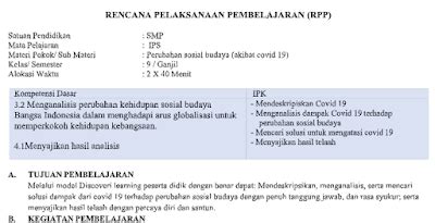 Maybe you would like to learn more about one of these? RPP Daring Semua Mata Pelajaran SMP Kelas 9 Semester ...