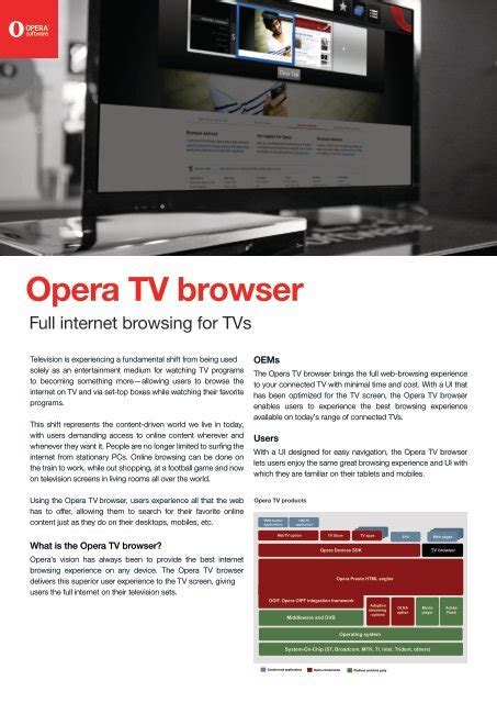 Opera Tv Browser