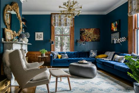 Interiors With Expressive Color And A Modern Mix Of Eclectic Style