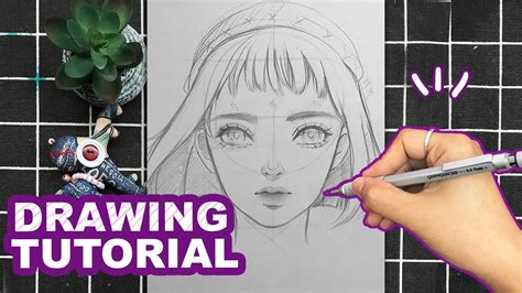 How To Draw Anime Face Youtube We Created An Art Lesson In Which We Show You How To Draw An