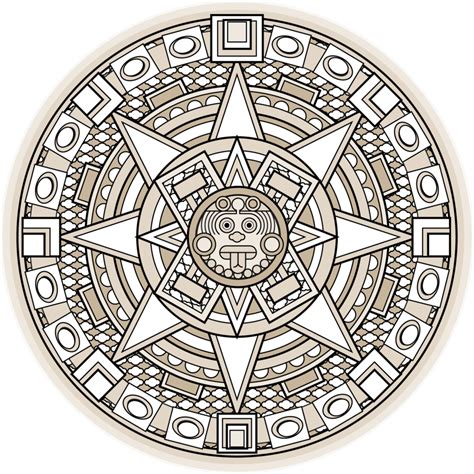 Aztec Calendar Png Free Logo Image