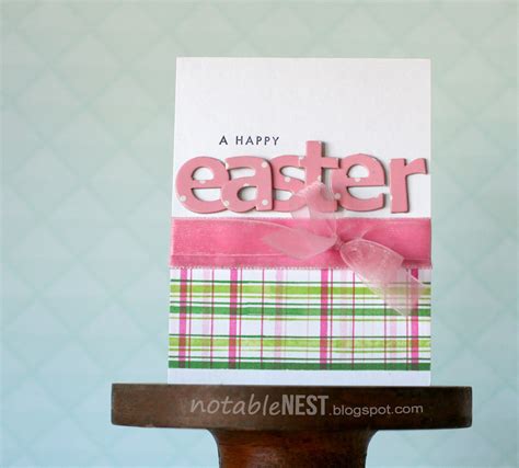 These are some of my favorite cards and stuff to make them with. DIY Handmade Easter Card - Inspired by Family