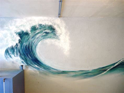 Wave Acid Collapse Flickr Mural Painting Painting And Drawing Wave