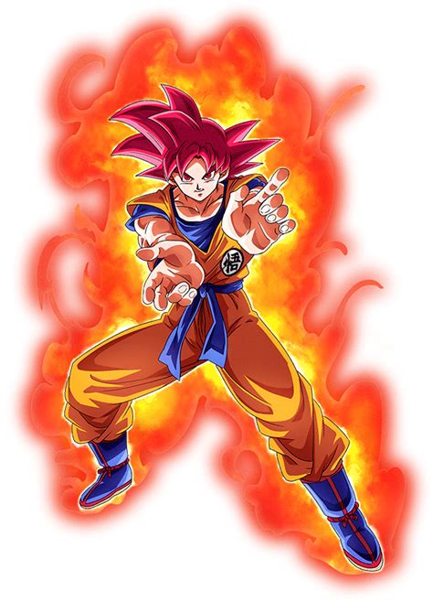 Goku Super Saiyan God Render 4 Dokkan Battle By Maxiuchiha22 On