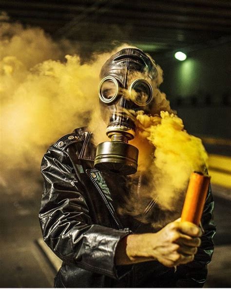 Gasmask Gas Mask Art Masks Art Gas Masks Smoke Bomb Photography Art