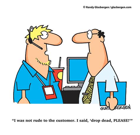 Customer Service Call Center Randy Glasbergen Glasbergen Cartoon