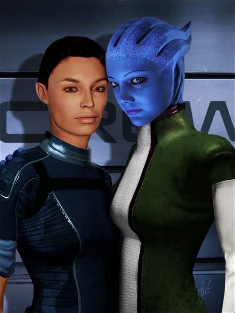 Ash Liara Mass Effect Mass Effect Ashley Digital Artist