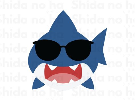 Shark Svg Baby Shark Svg Sunglasses Svg Cute Shark Svg Etsy Images