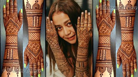 Neha Kakkar Wedding Mehndi Designs Inspired Bridal Mehendi Designneha Kakkar Wedding Mehndi