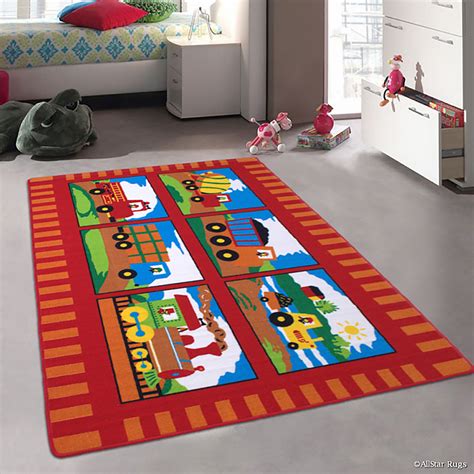 3.6 out of 5 stars, based on 11 reviews 11 ratings current price $29.68 $ 29. Allstar Kids / Baby Room Area Rug. Trucks and Trains. Red ...