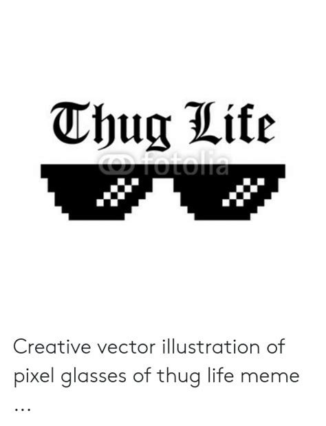 Download Thug Life Glasses Vector at Vectorified.com | Collection ...