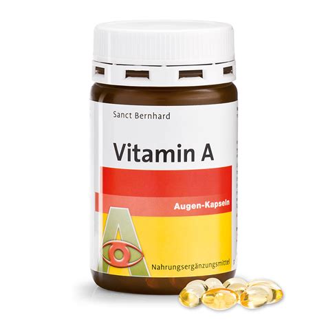 The term vitamin a makes it sound like there is one particular nutrient called vitamin a, but that is not vitamin a is a broad group of related nutrients. Vitamin A Eye Capsules | Kräuterhaus Sanct Bernhard | Online Shop.