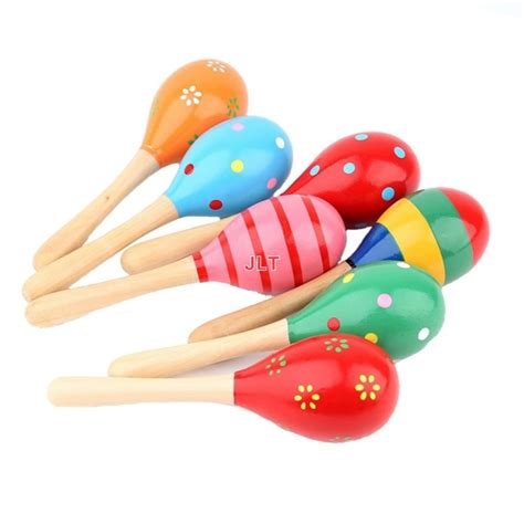 Tyk Colorful Wooden Maracas Shopee Philippines