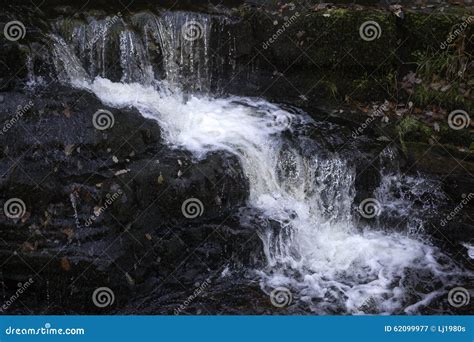 Beautiful Slow Shutter Speed On Waterfalls In South Wales Stock Image