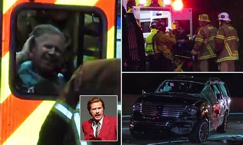 Will Ferrell Taken To Hospital After SUV He Was Riding In Flips Daily