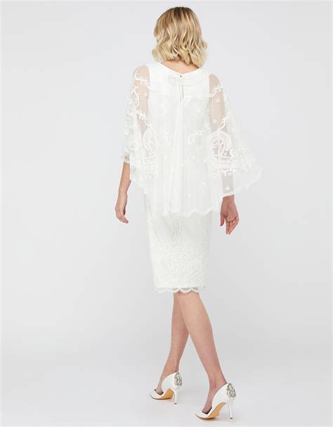 Monsoon harriette embellished hanky hem midi dress. Monsoon DORA BRIDAL EMBELLISHED SHORT DRESS [8401224608 ...