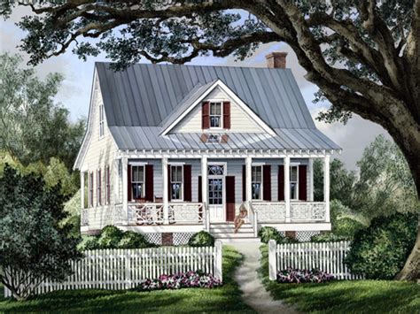 Cottage Country Farmhouse Plan French Country Farmhouse