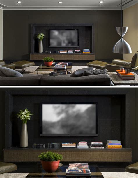 How to decorate a wall with a tv on it. 8 TV Wall Design Ideas For Your Living Room | CONTEMPORIST