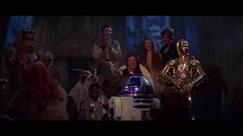 Return of the jedi, star wars episode i: Return Of The Jedi Ending 1080p - YouTube