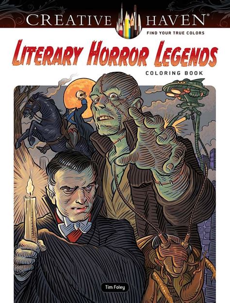 Literary Horror Legends Coloring Book