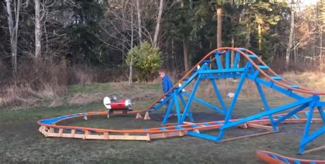 Turn your backyard into a mini amusement park with this step2 toy roller coaster. Kids Backyard Roller Coaster