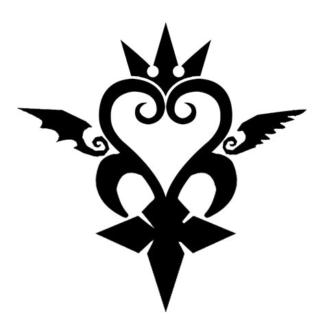 Kingdom Hearts Symbols Vinyl Sticker Heartless Nobody