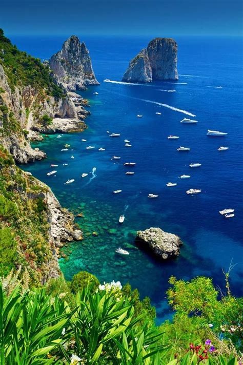 Capri Italy The Water Is Truly This Color Just Gorgeous Places To