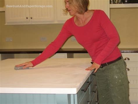 How To Build A Painted Mdf Countertop Sawdust Girl®
