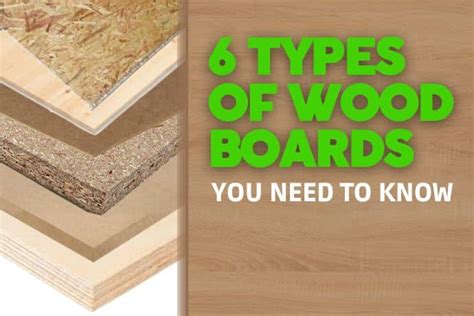 6 Types Of Wood Boards Best Guide For Woodwork Beginners