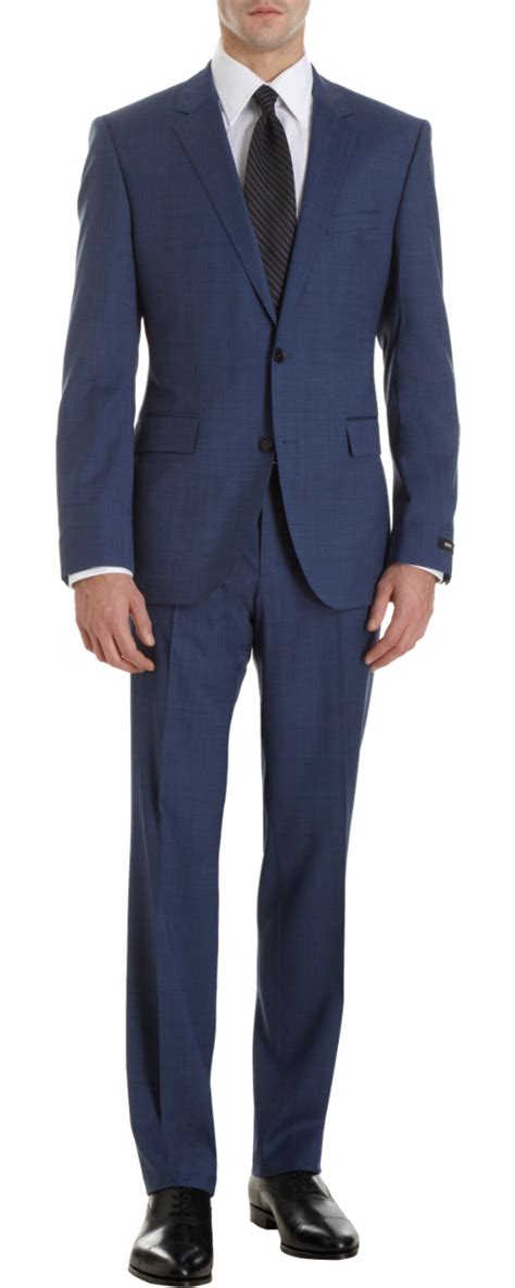 Discover the suits by hugo boss for men. Hugo Boss Notched Collar Two-piece Suit | Business attire ...