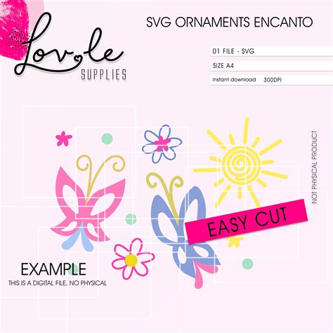 Encanto SVG Butterfly SVG Encanto movie Encanto clipart Sun - Etsy Polska