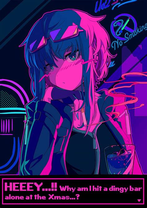 Japanese Illustrator Berryverrine Dazzles With Awesome Retrowave Kawaii