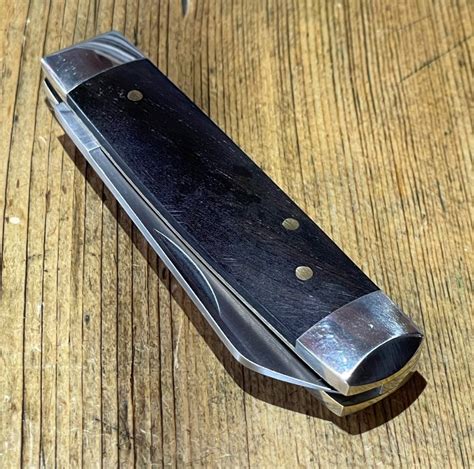 A Wright And Son Senator Gentlemans Pocket Knife With Ebony Scales