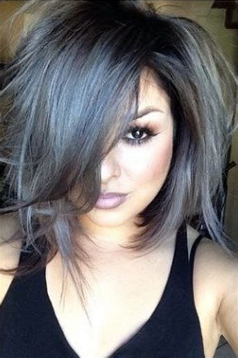 Brown to black hair transformation. Grey Hair Looks And An Easy Tutorial That Will Have You ...