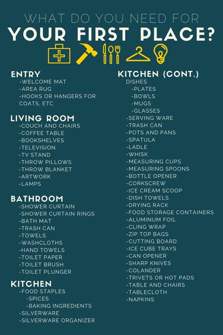 New Apartment Checklist What You Need Aptsforrent Boho Apartment 1st