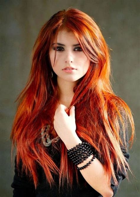 77 Stunning Hot And Beautiful Redheads Hairstyle Dyed Red Hair Best