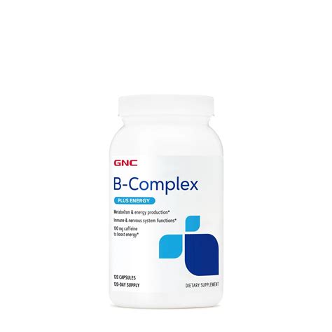 gnc live well gnc b complex energy b complex formula energizanta 120 cps vitamine si