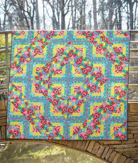 See more ideas about vector free, floral pattern, floral. Give This Quilt Pizzazz with a Large Floral Print ...