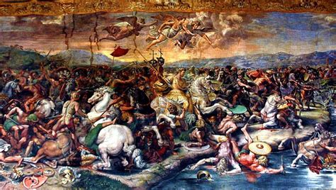 Constantine At The Battle Of The Milvian Bridge Rome Vatican Museums