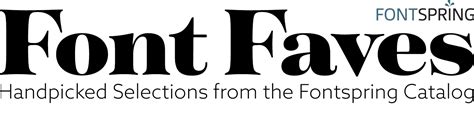 Fontspring Font Faves Newsletter September 2016