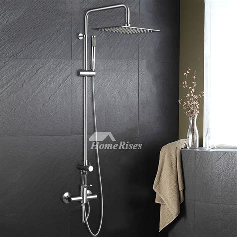 Shouldn't it be the perfect balance between invigorating and relaxing? Modern Shower Fixtures Stainless Steel Silver Wall Mount ...