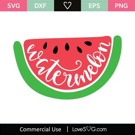Watermelon Svg Watermelon Clipart Watermelon Vector Svg Files For